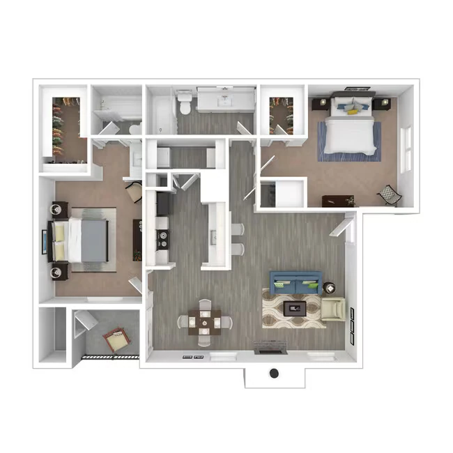 2x2 Upgrade 521 floor plan